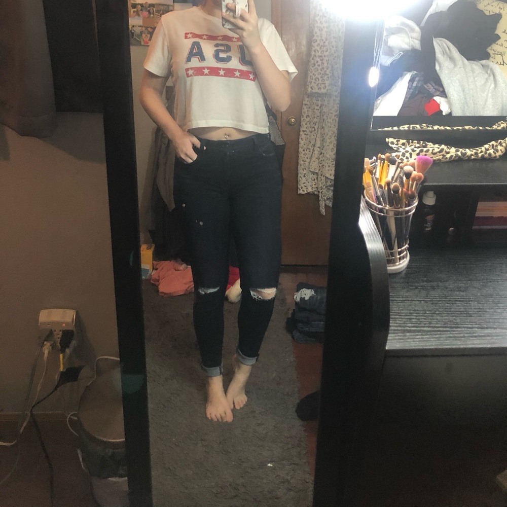High rise jegging